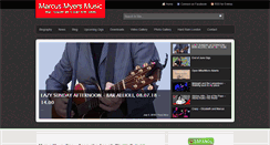 Desktop Screenshot of marcusmyersmusic.com