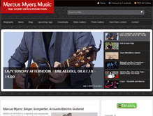 Tablet Screenshot of marcusmyersmusic.com